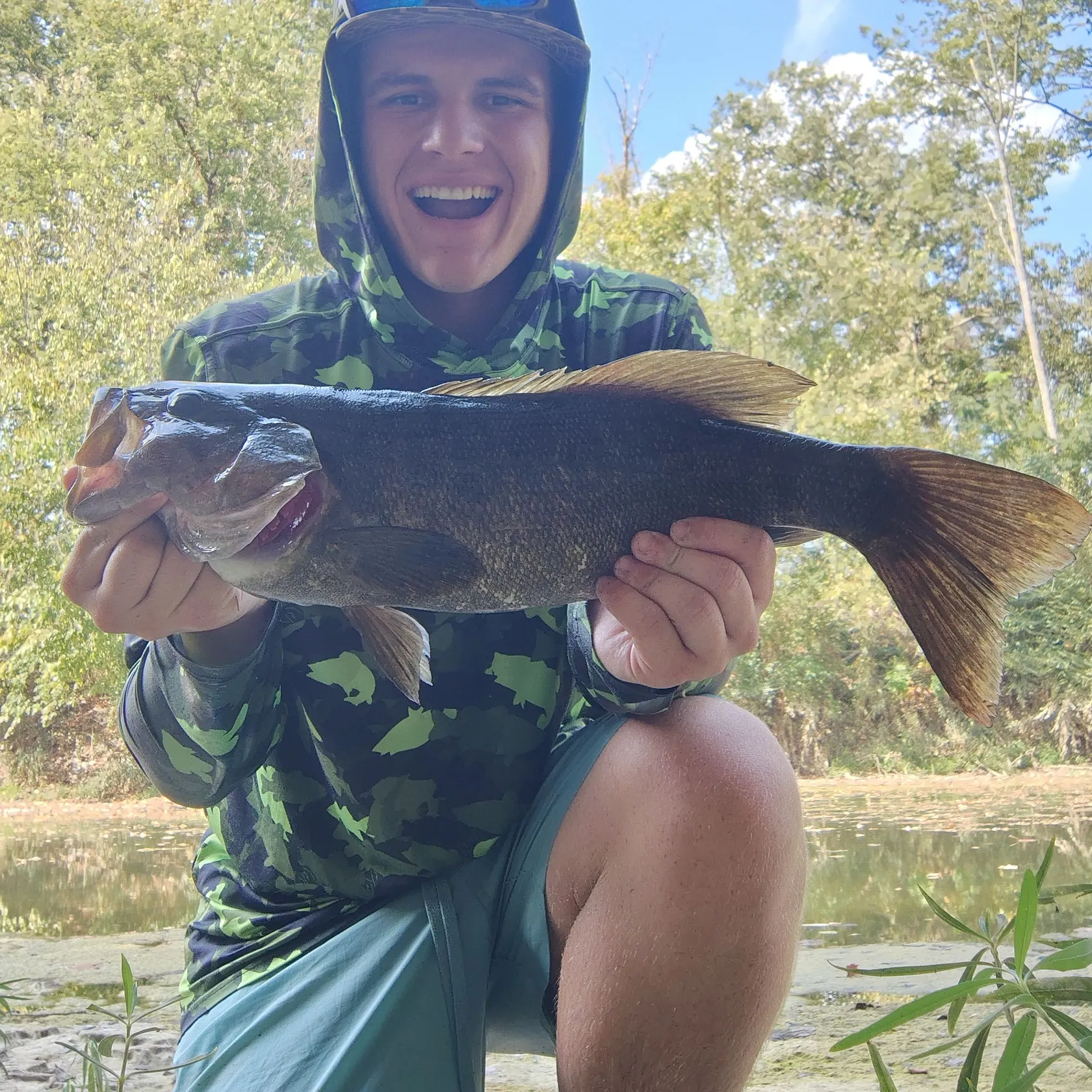 Smallmouth bass caught on Fishbrain