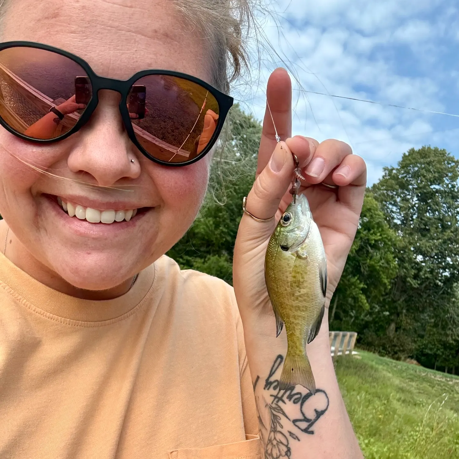 Bluegill caught on Fishbrain