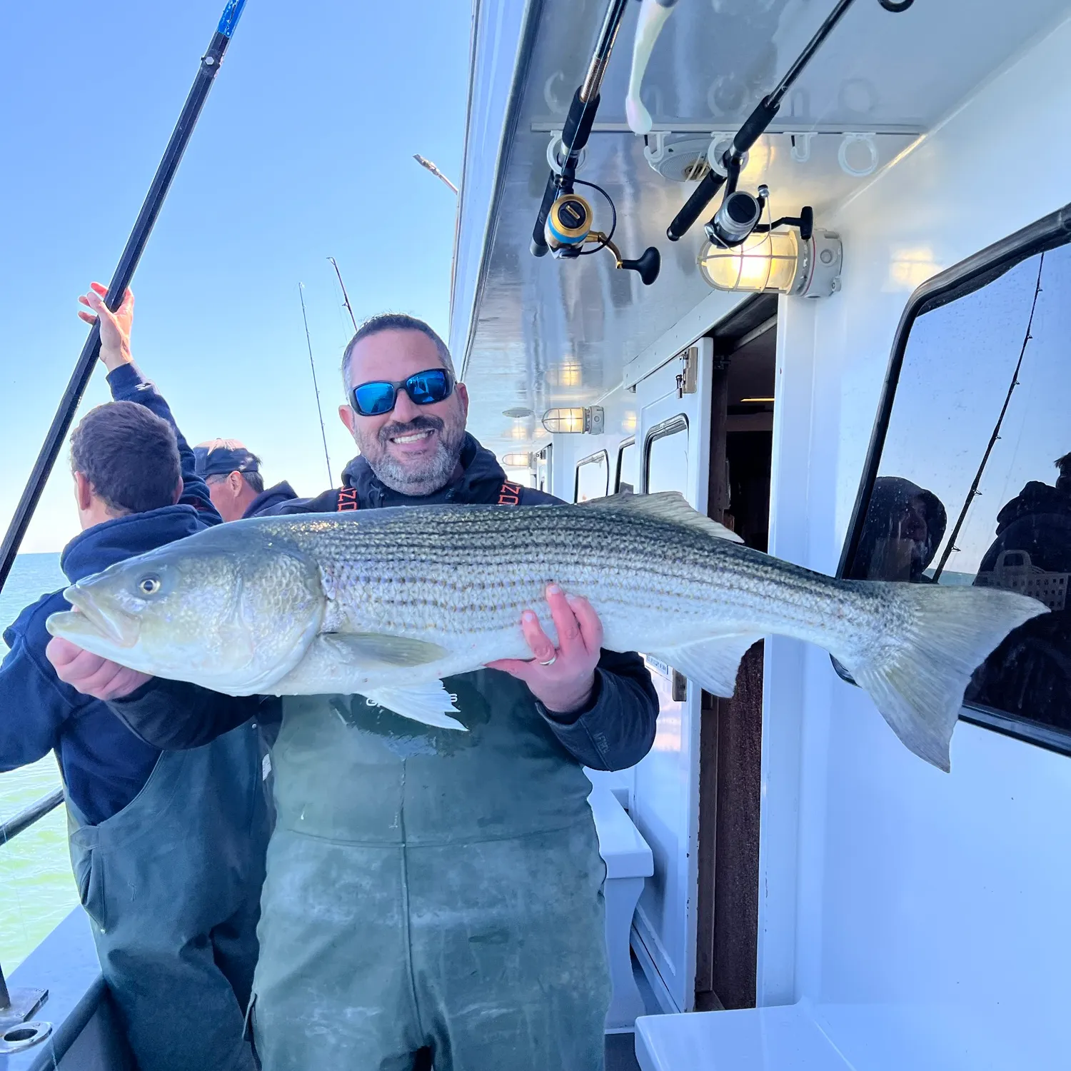 Striped bass caught on Fishbrain