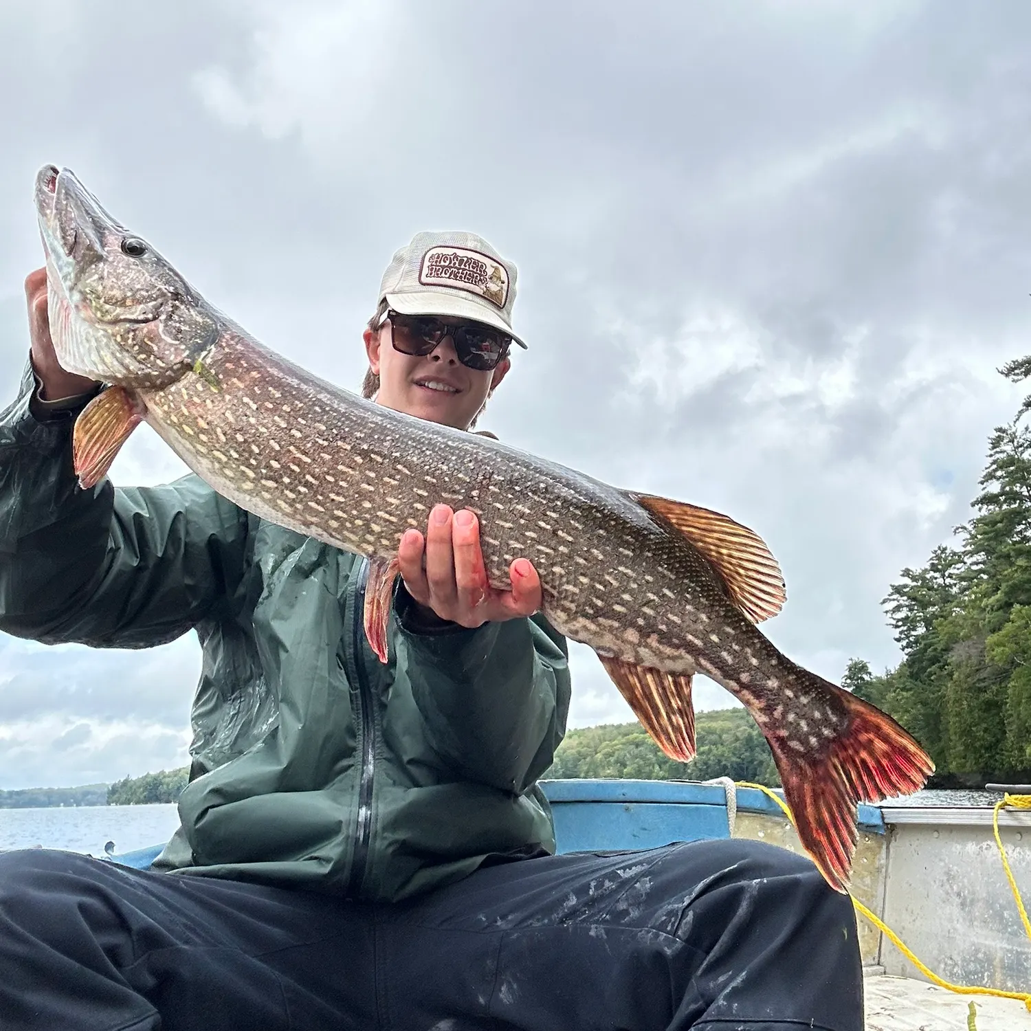Northern pike caught on Fishbrain
