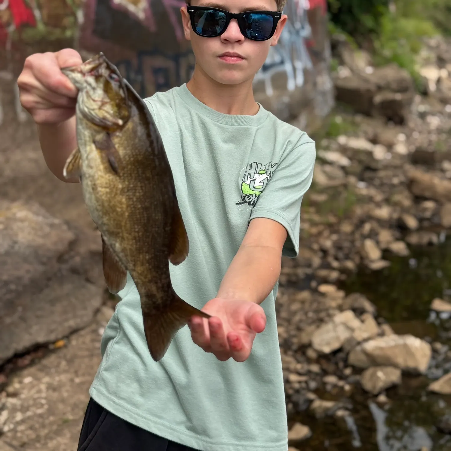 Smallmouth bass caught on Fishbrain