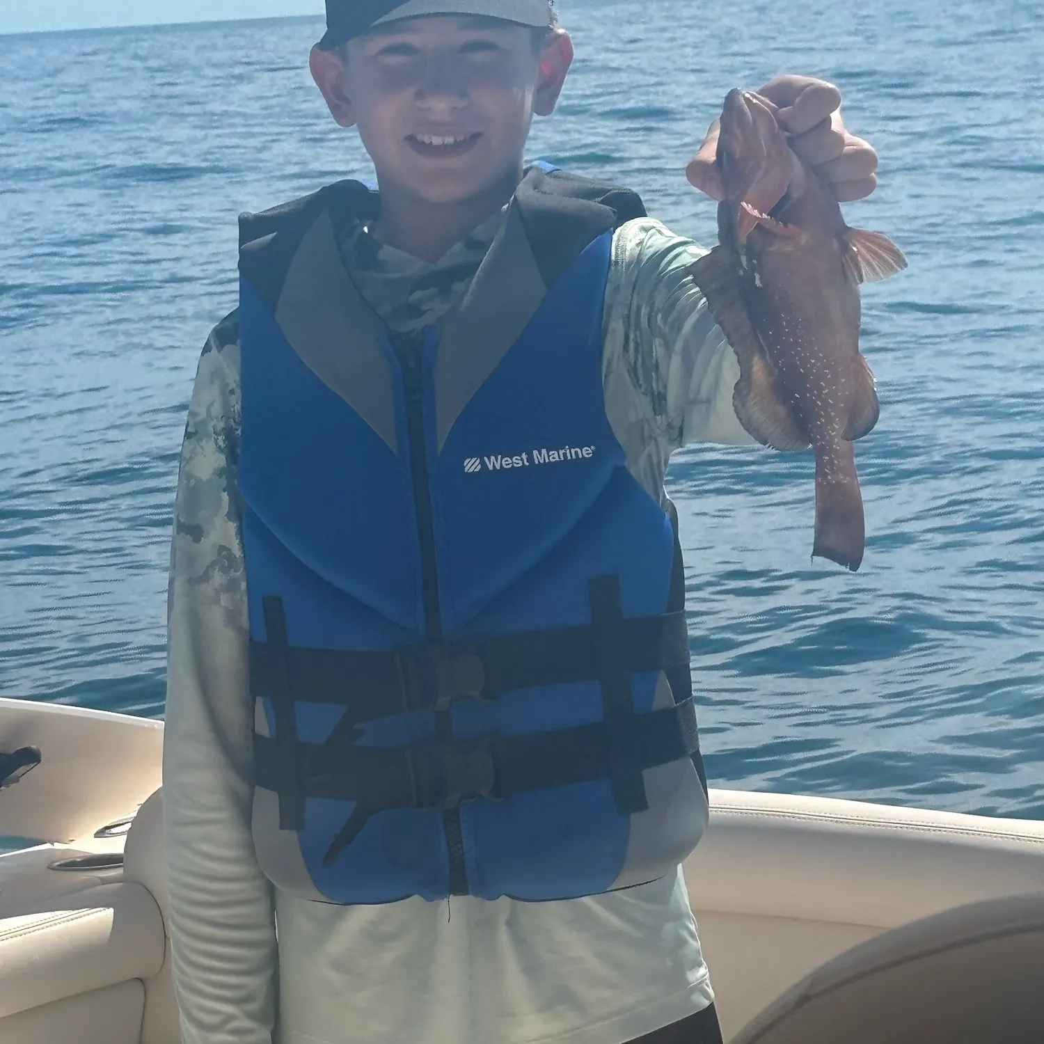 Red grouper caught on Fishbrain