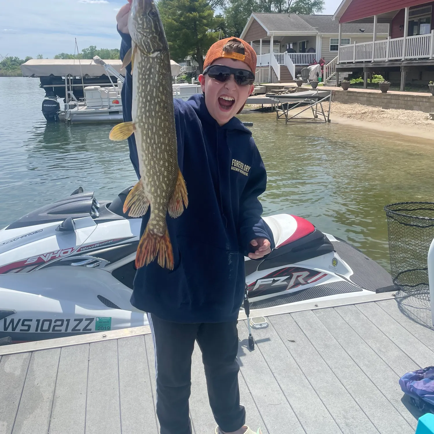 Northern pike caught on Fishbrain