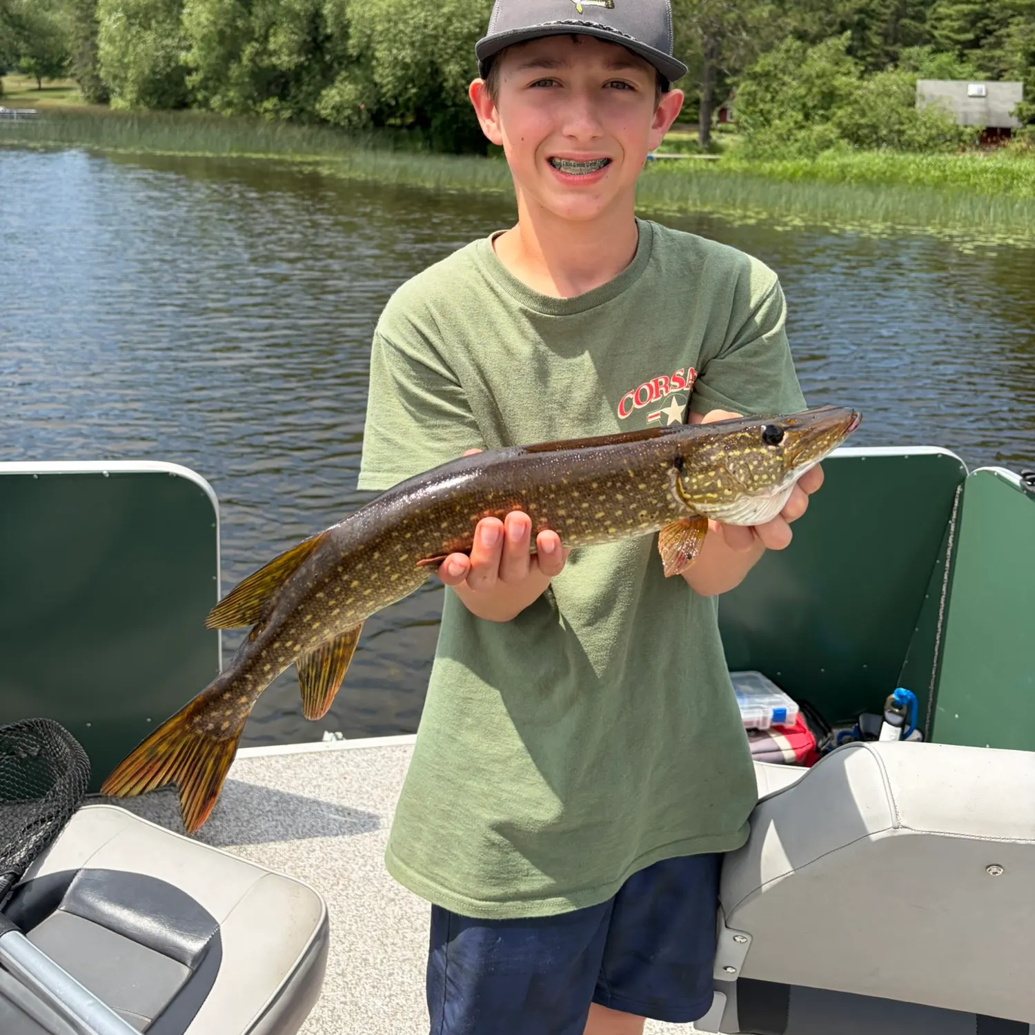 Northern pike caught on Fishbrain