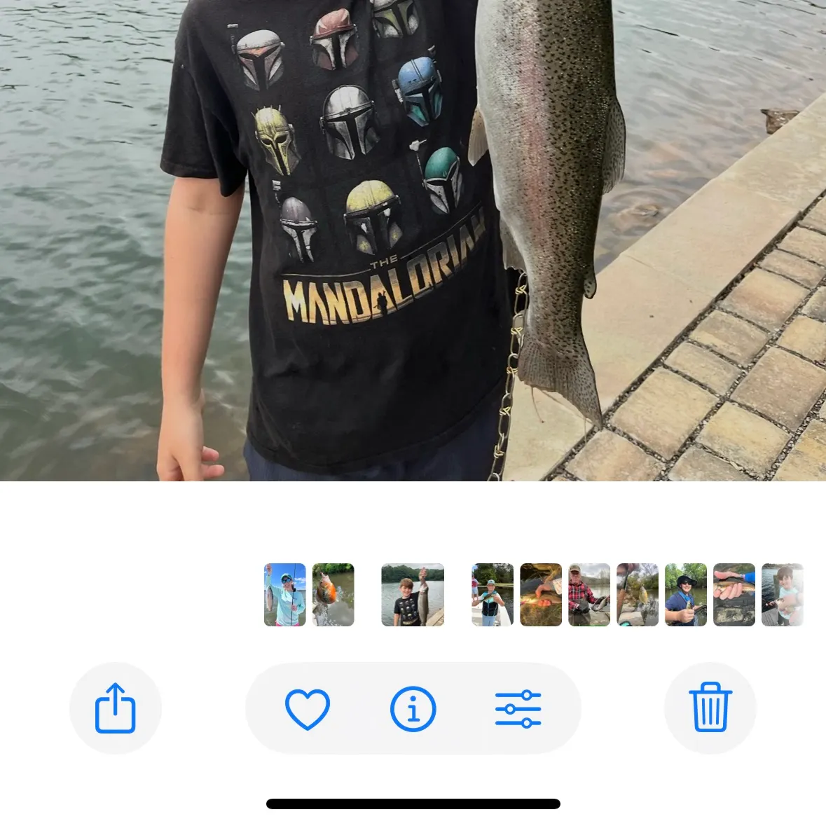 recently logged catches