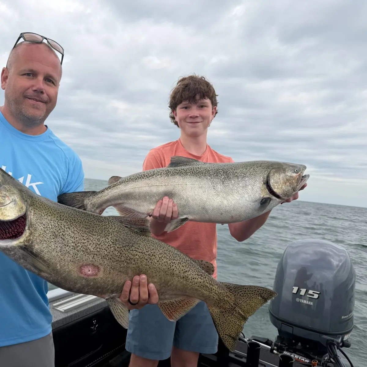 Chinook salmon caught on Fishbrain