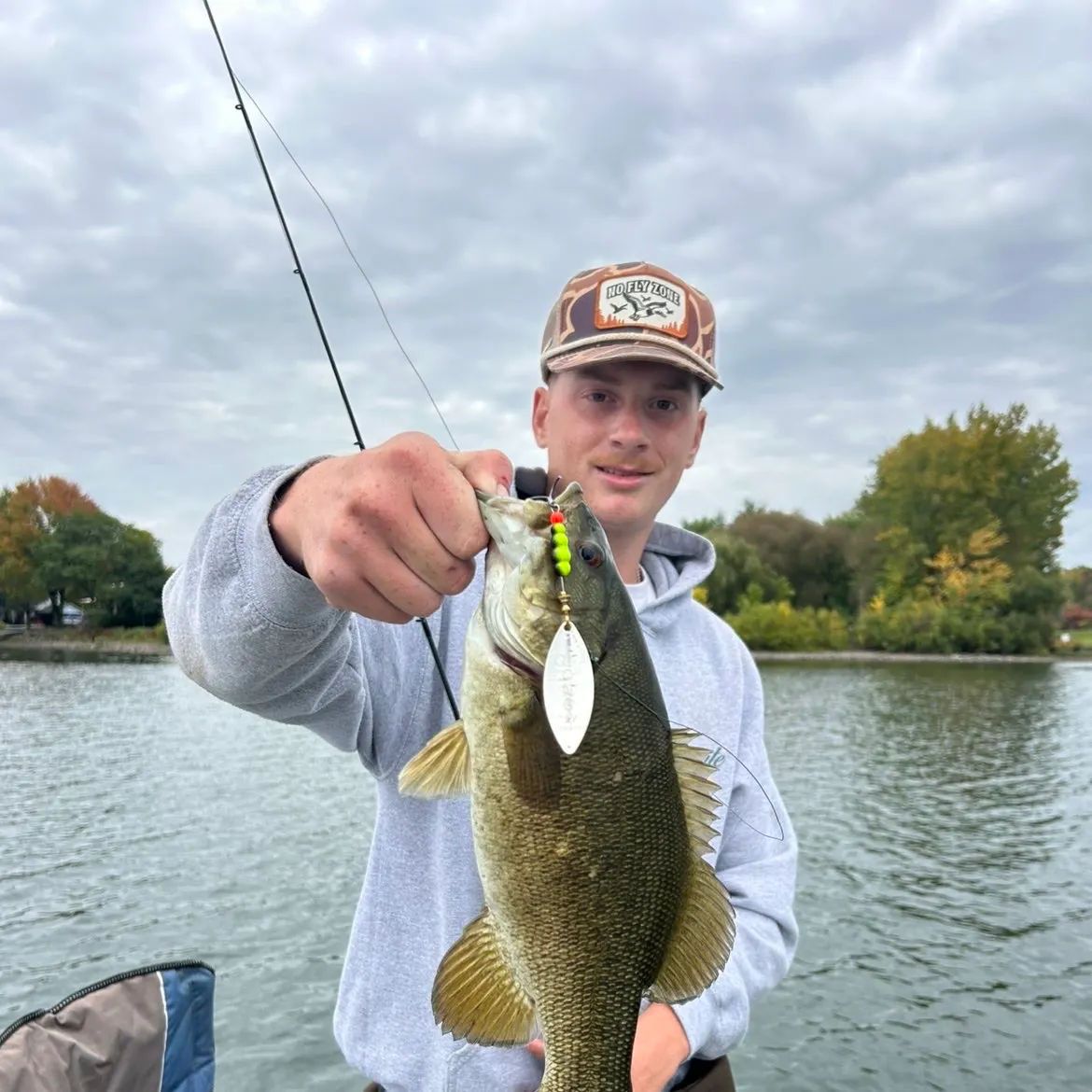Smallmouth bass caught on Fishbrain