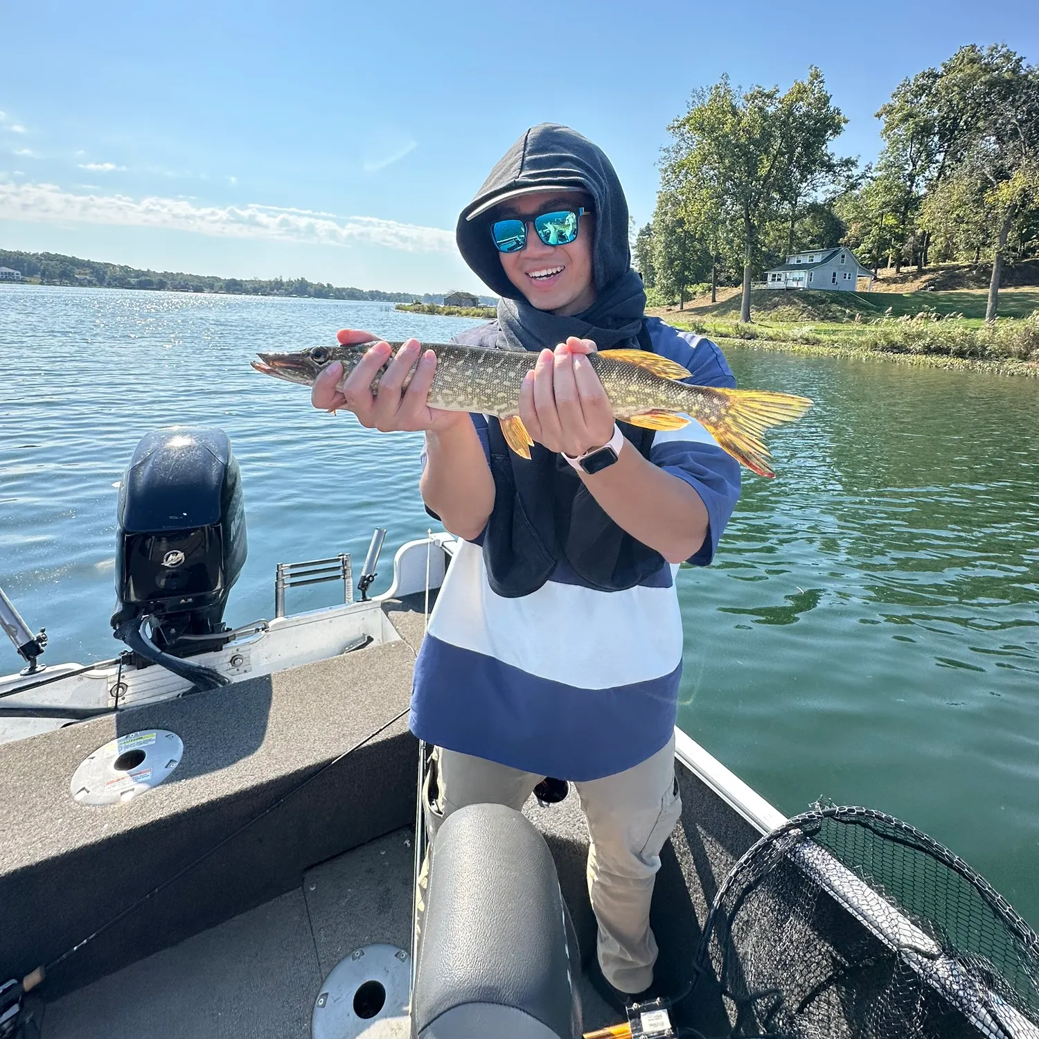 Northern pike caught on Fishbrain