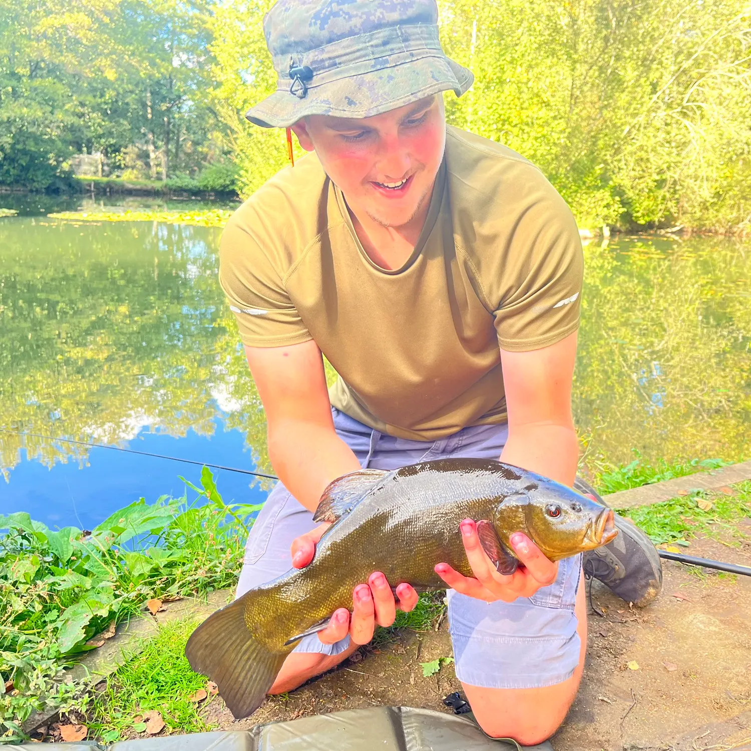 Tench caught on Fishbrain