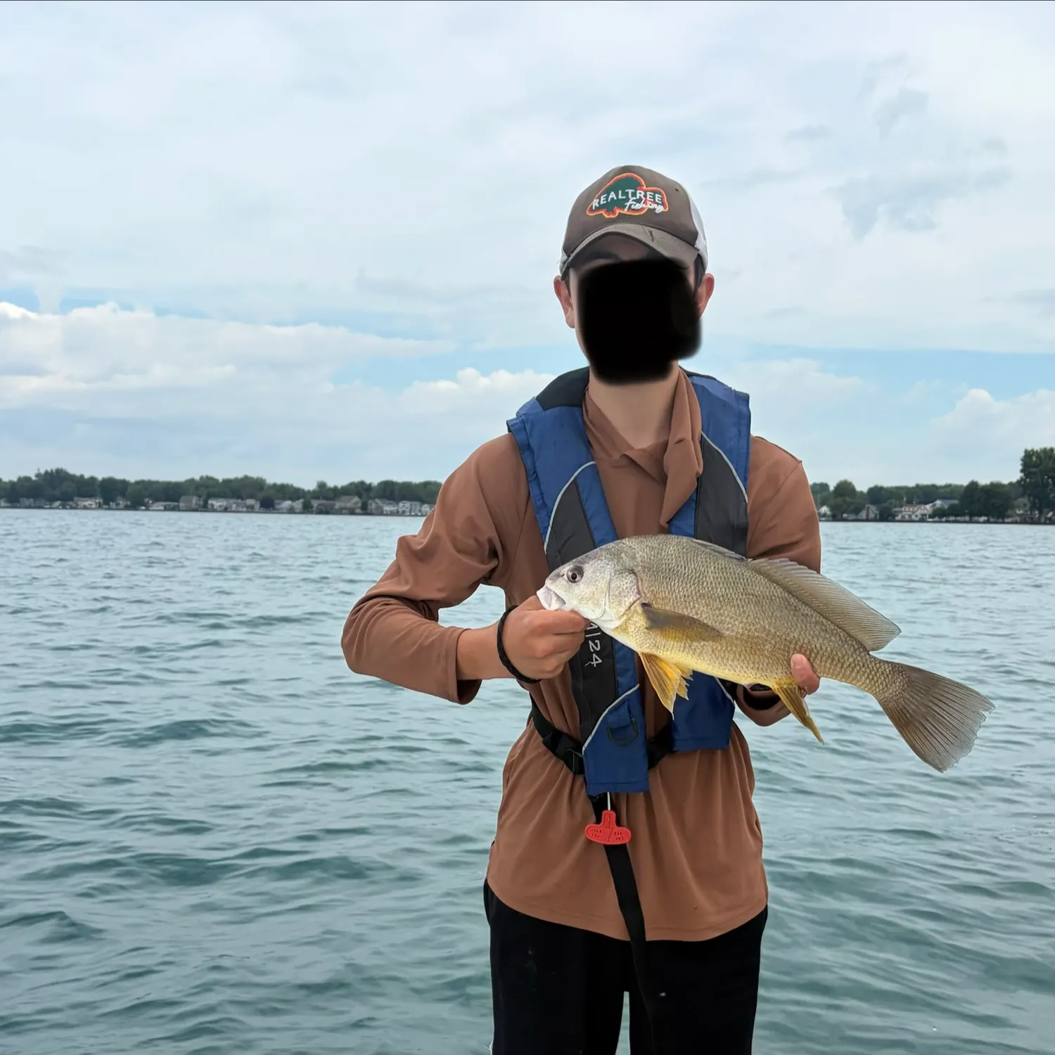 Freshwater drum caught on Fishbrain