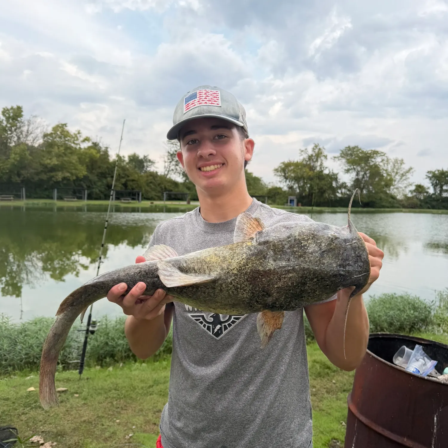 Flathead catfish caught on Fishbrain