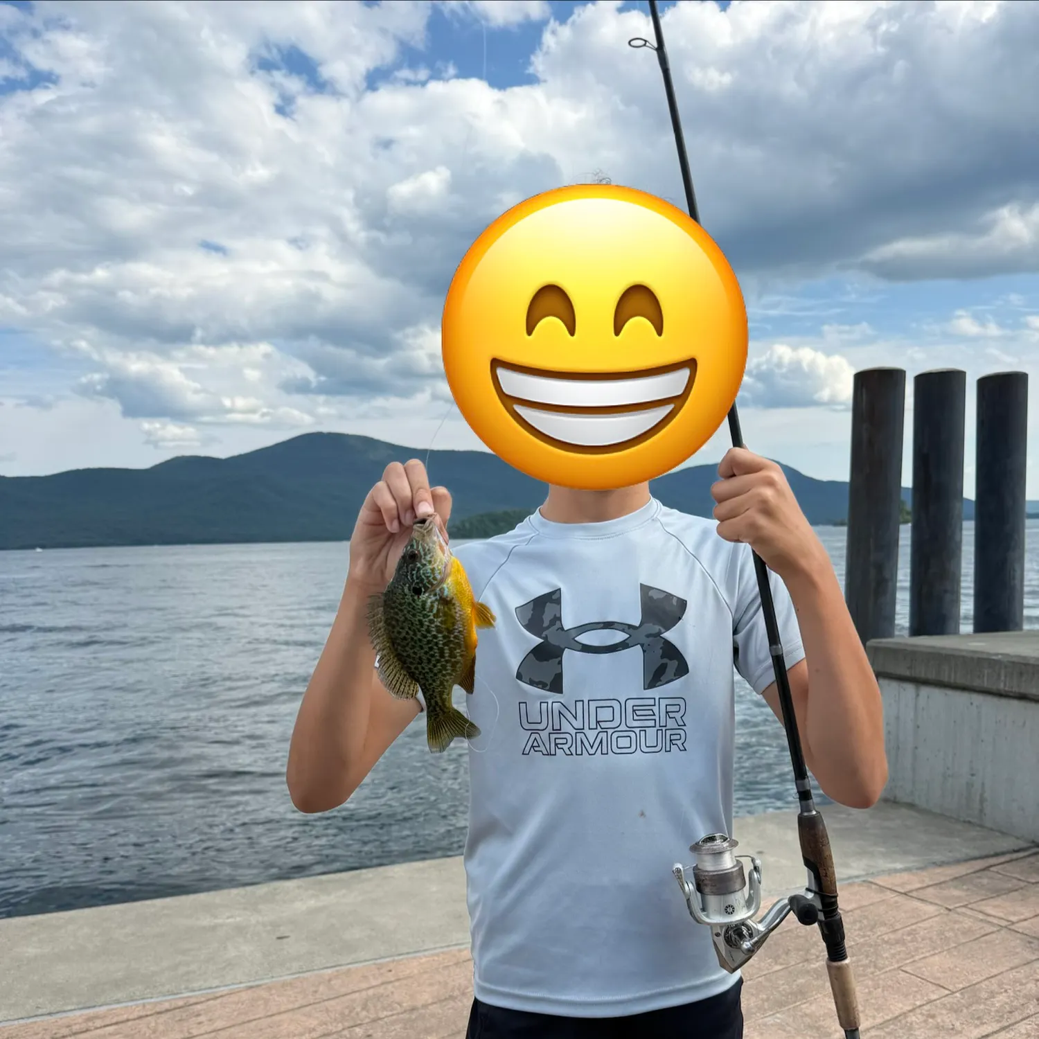 Redbreast sunfish caught on Fishbrain