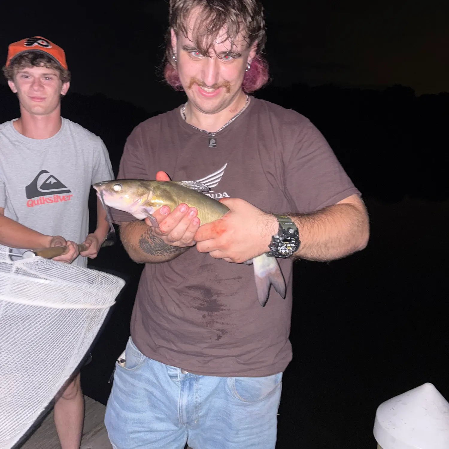 Channel catfish caught on Fishbrain
