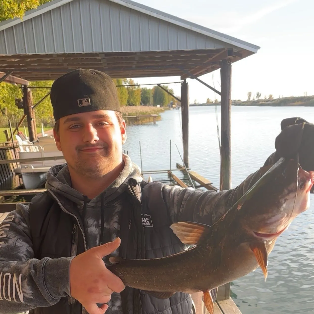 Channel catfish caught on Fishbrain