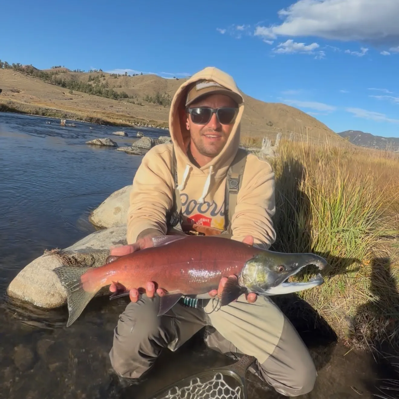 Kokanee salmon caught on Fishbrain