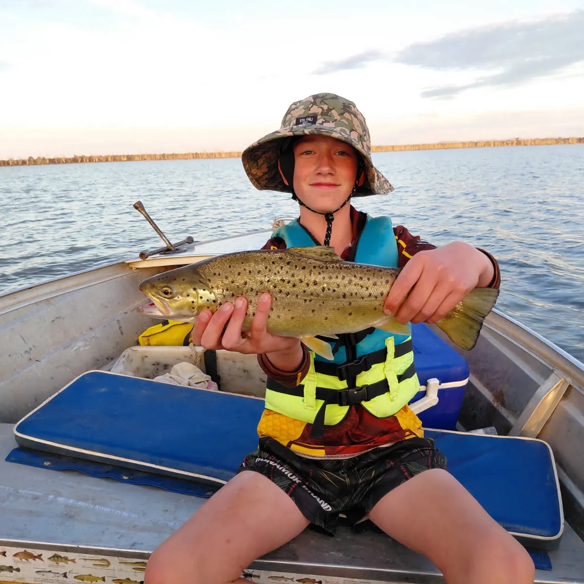 Brown trout caught on Fishbrain