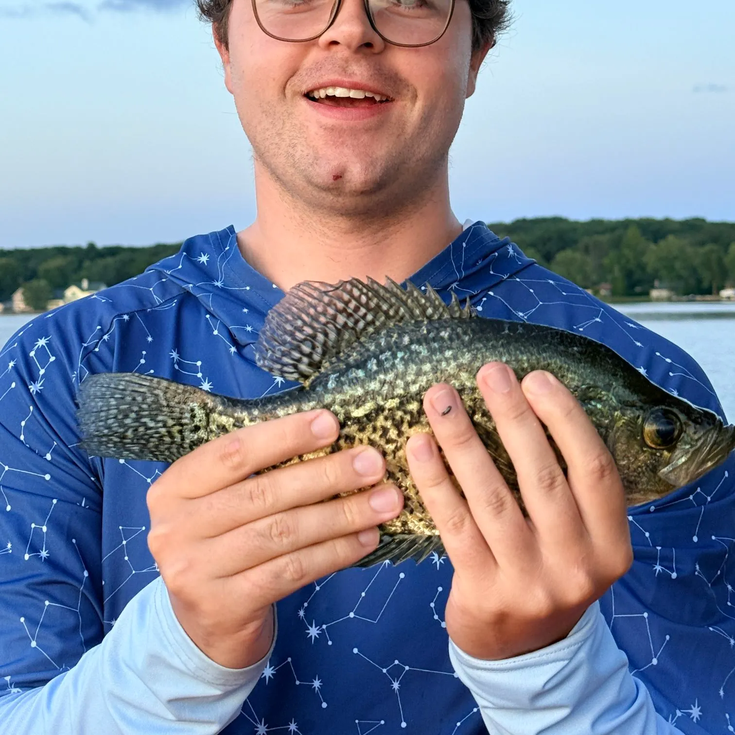 Black crappie caught on Fishbrain