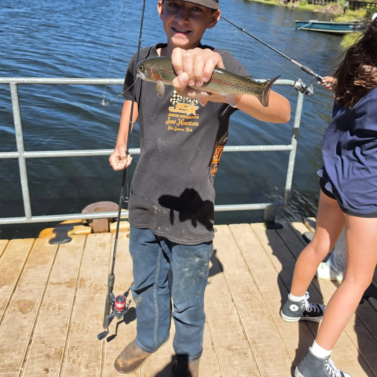 Rainbow trout caught on Fishbrain