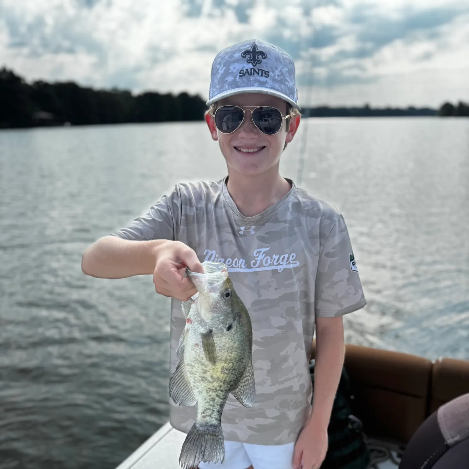 White crappie caught on Fishbrain