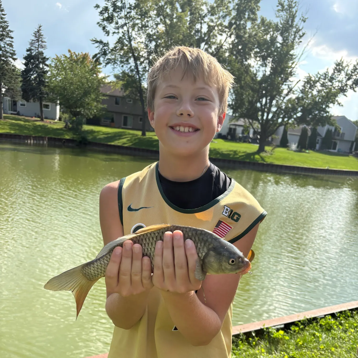 Common carp caught on Fishbrain