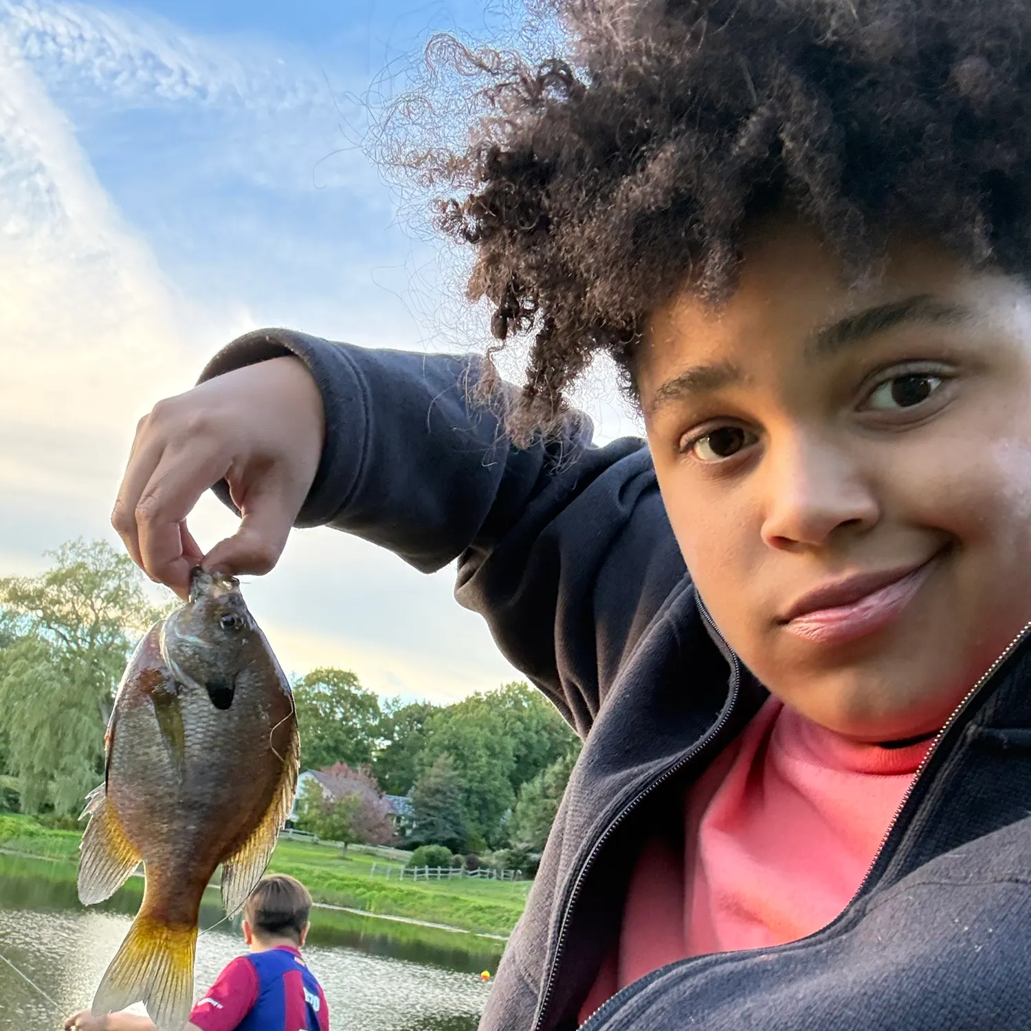 Redbreast sunfish caught on Fishbrain