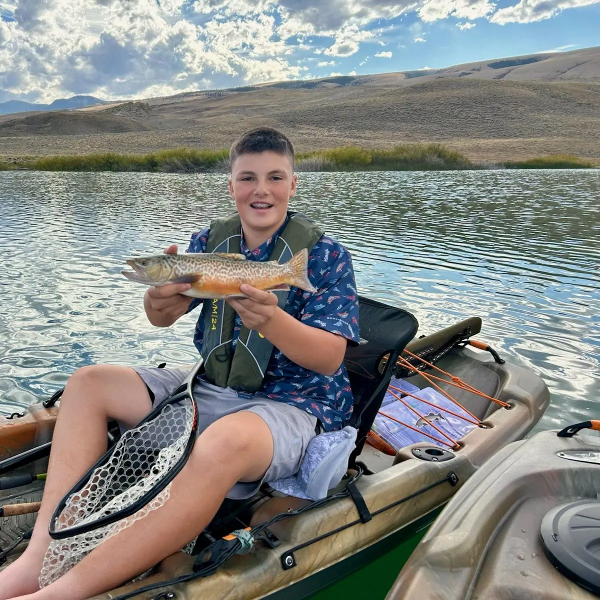 Tiger trout caught on Fishbrain