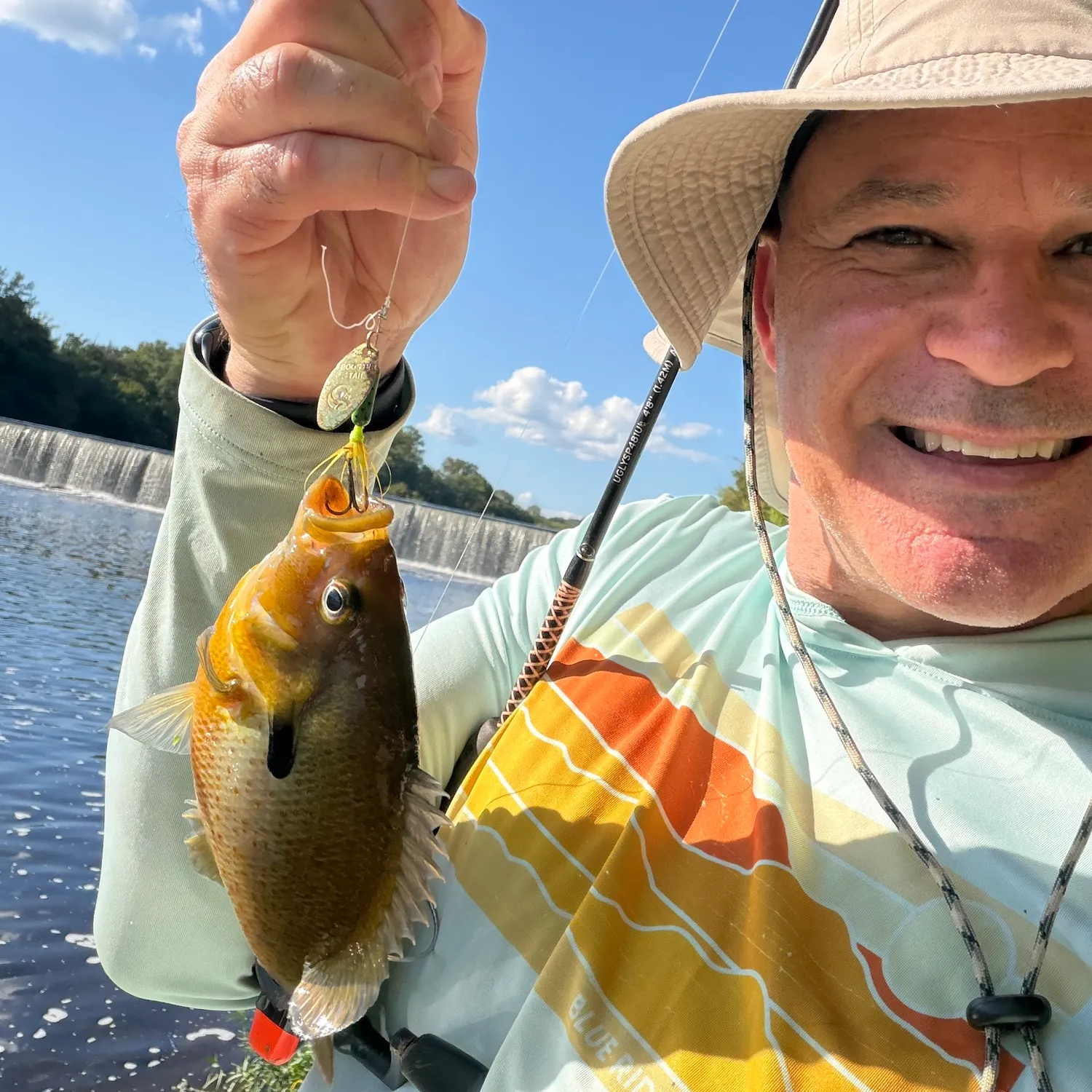 Bluegill caught on Fishbrain