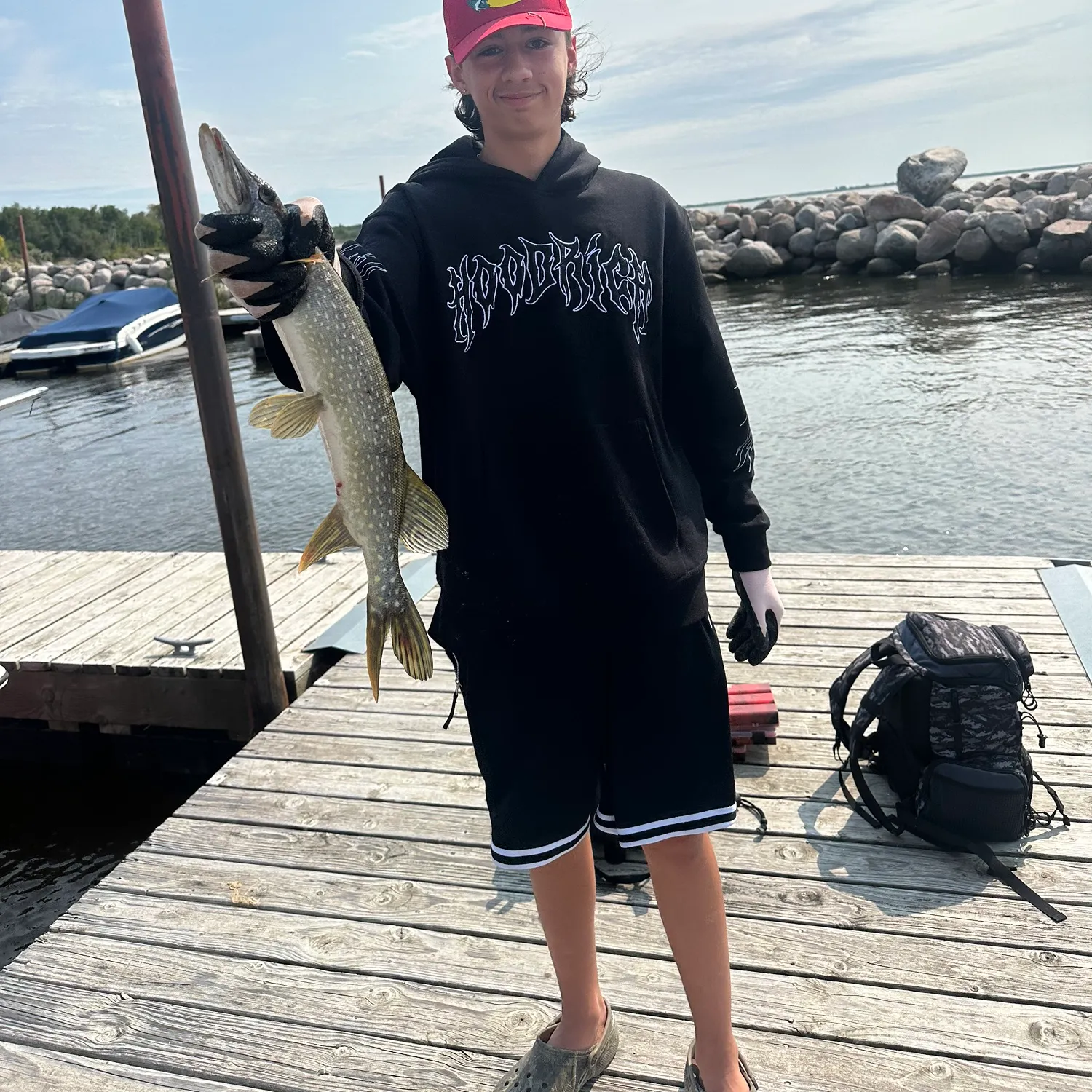 Northern pike caught on Fishbrain