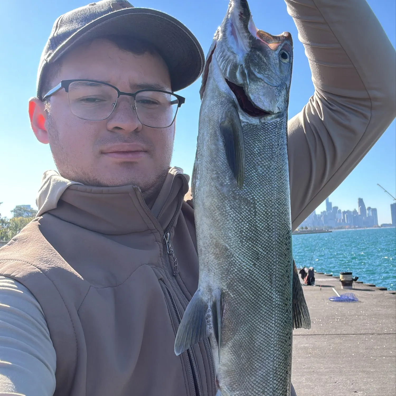 Coho salmon caught on Fishbrain