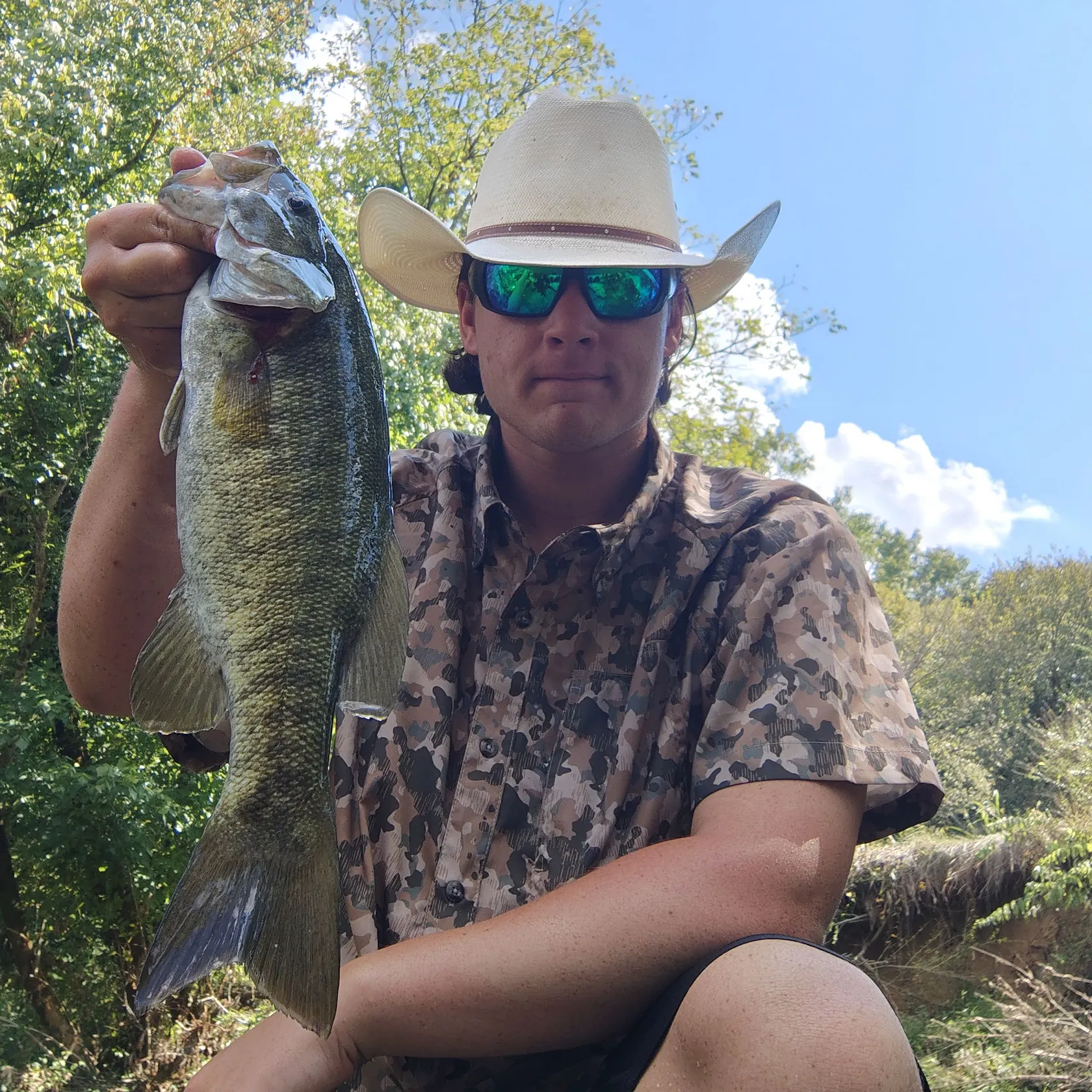 Smallmouth bass caught on Fishbrain