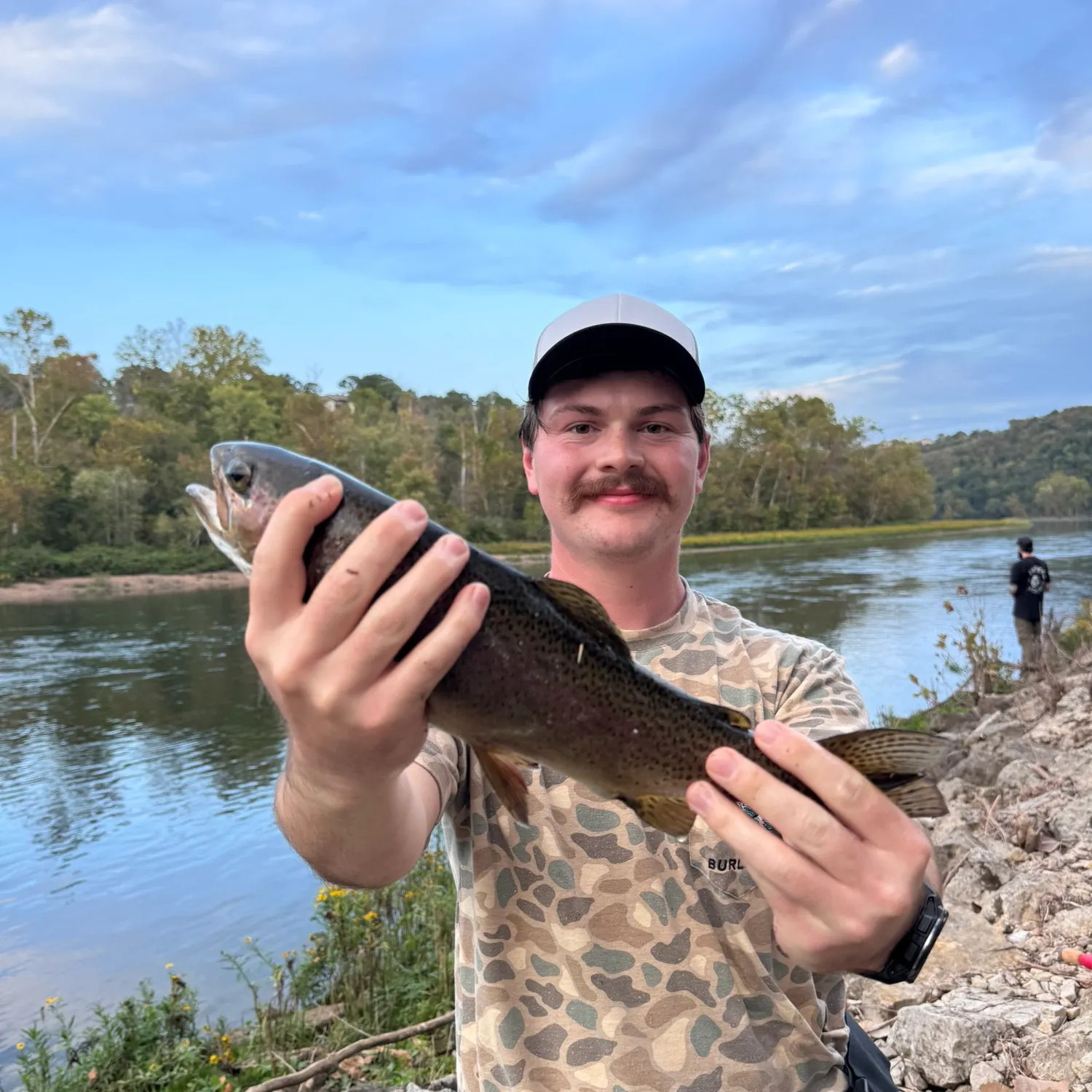 Rainbow trout caught on Fishbrain