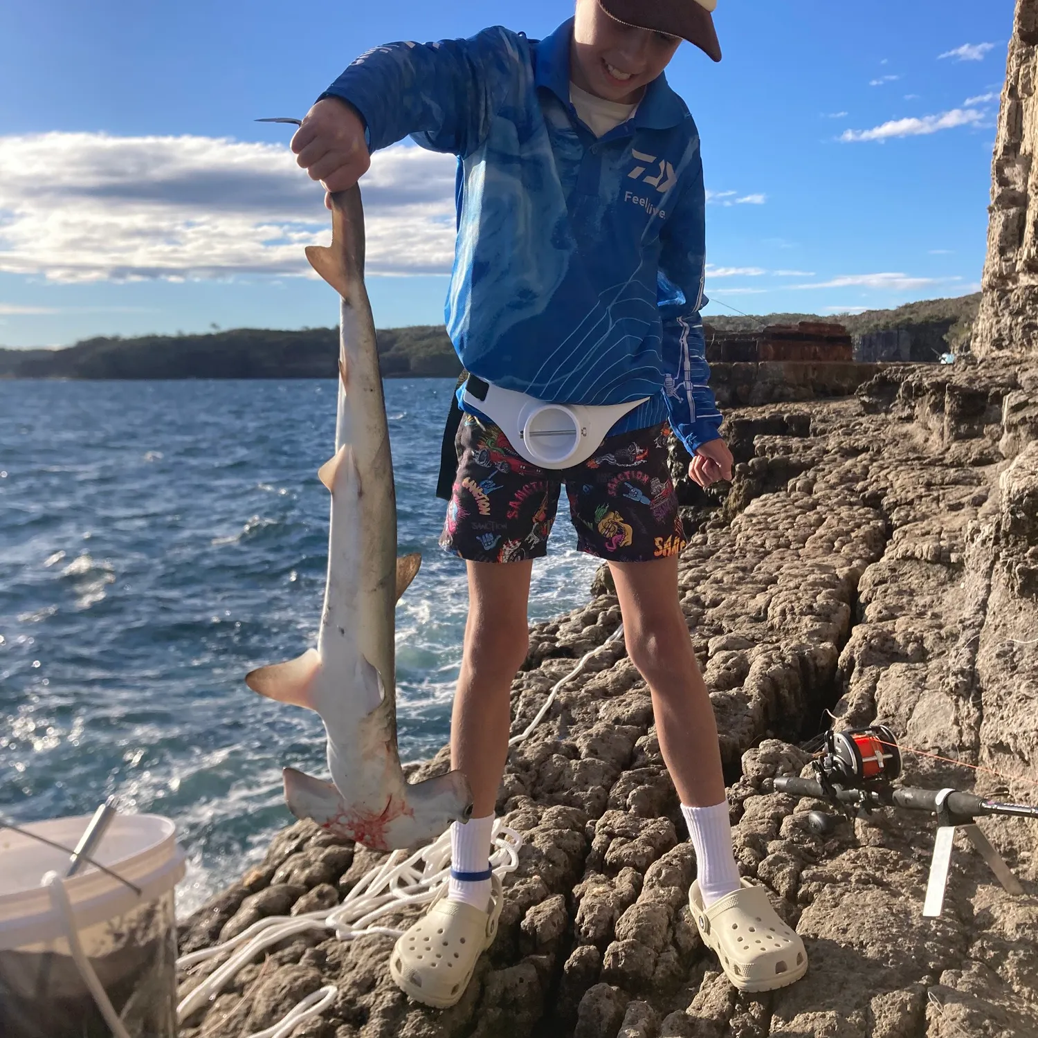 The most recent Smooth hammerhead shark catches on Fishbrain