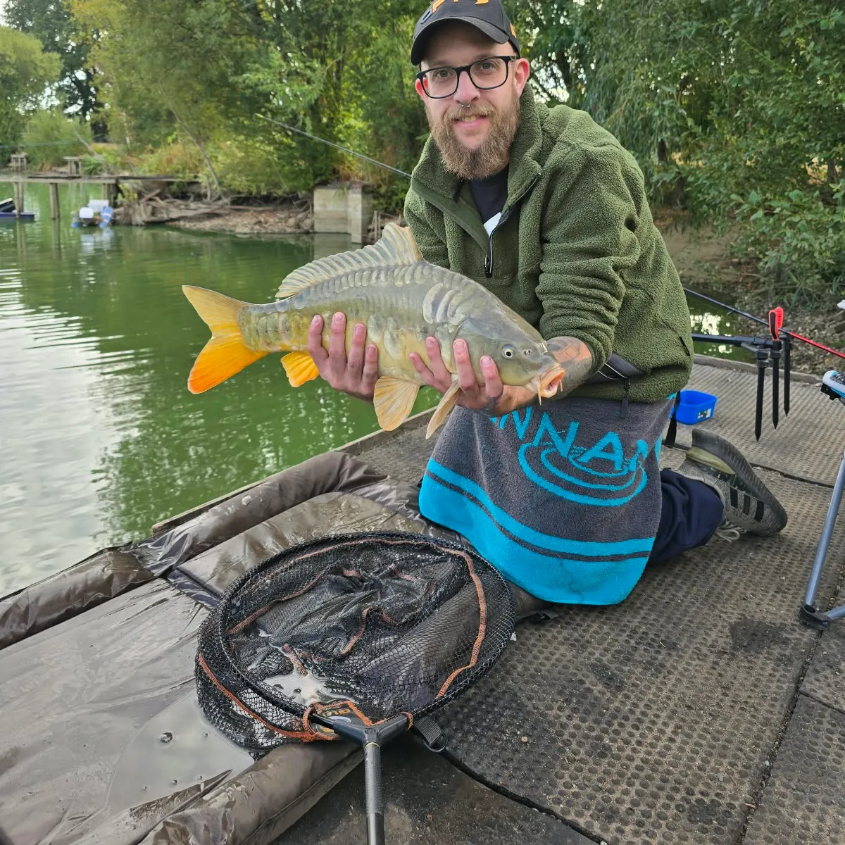 Mirror carp caught on Fishbrain
