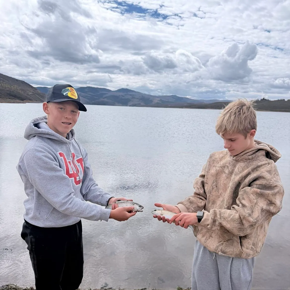 Rainbow trout caught on Fishbrain