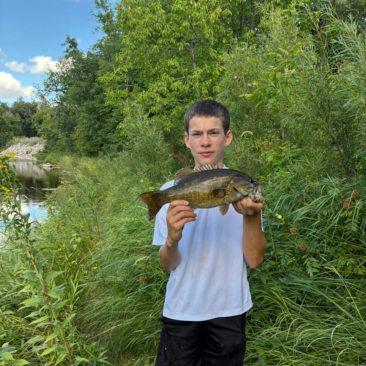 Smallmouth bass caught on Fishbrain