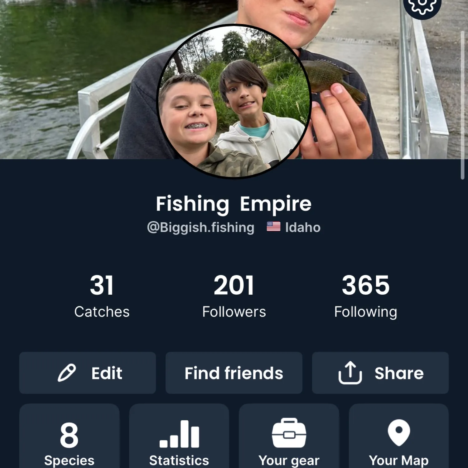 recently logged catches