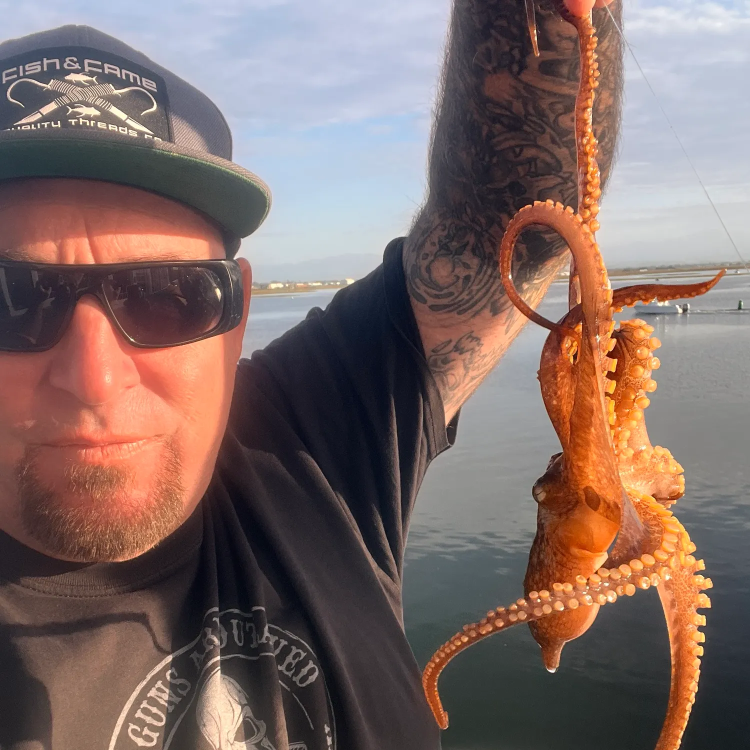 Common octopus caught on Fishbrain