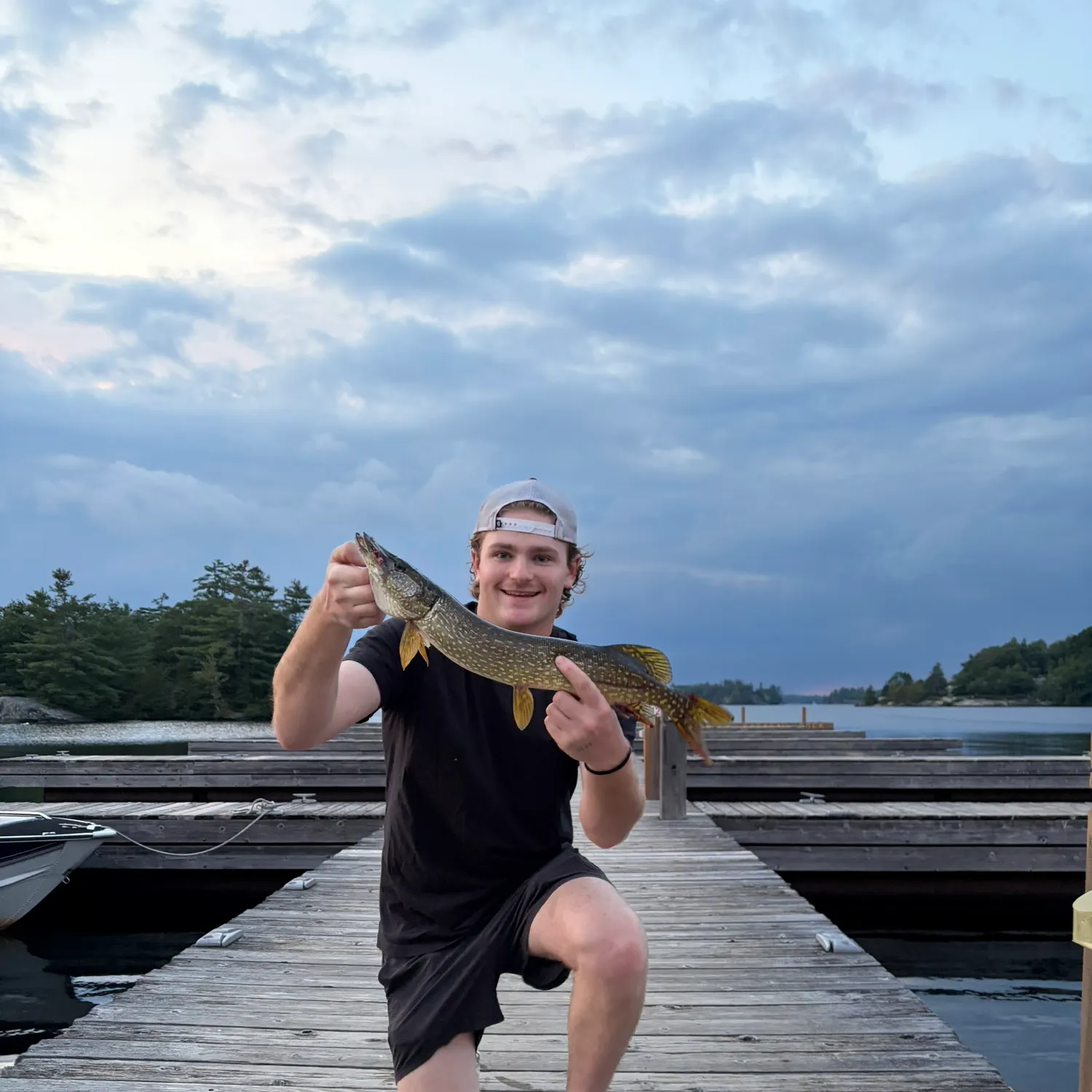 Northern pike caught on Fishbrain