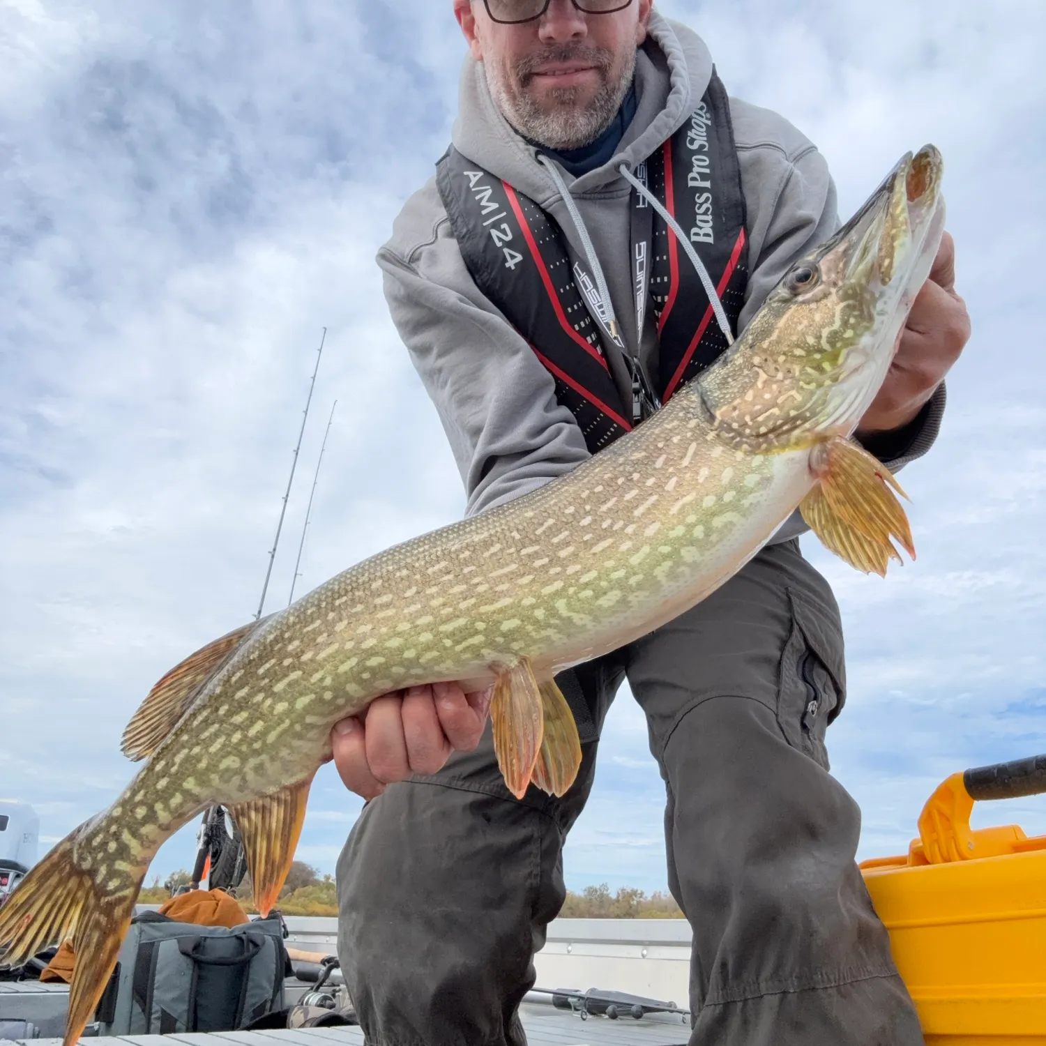 Northern pike caught on Fishbrain