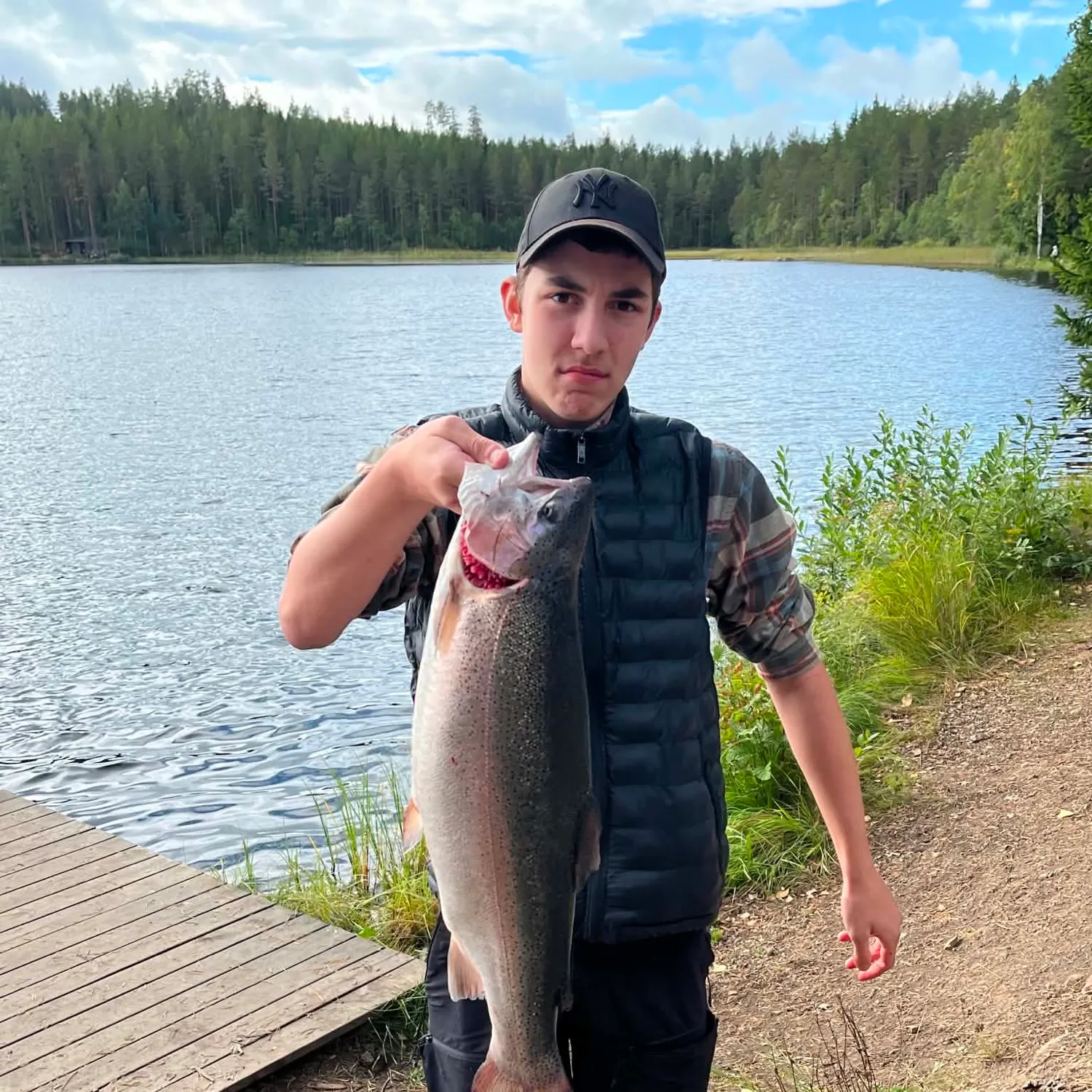 Rainbow trout caught on Fishbrain