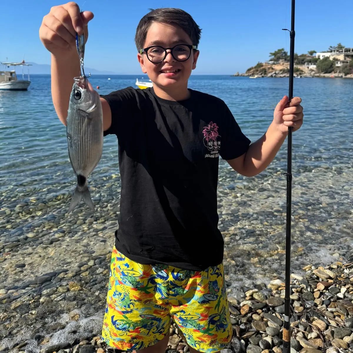 Saddled seabream caught on Fishbrain
