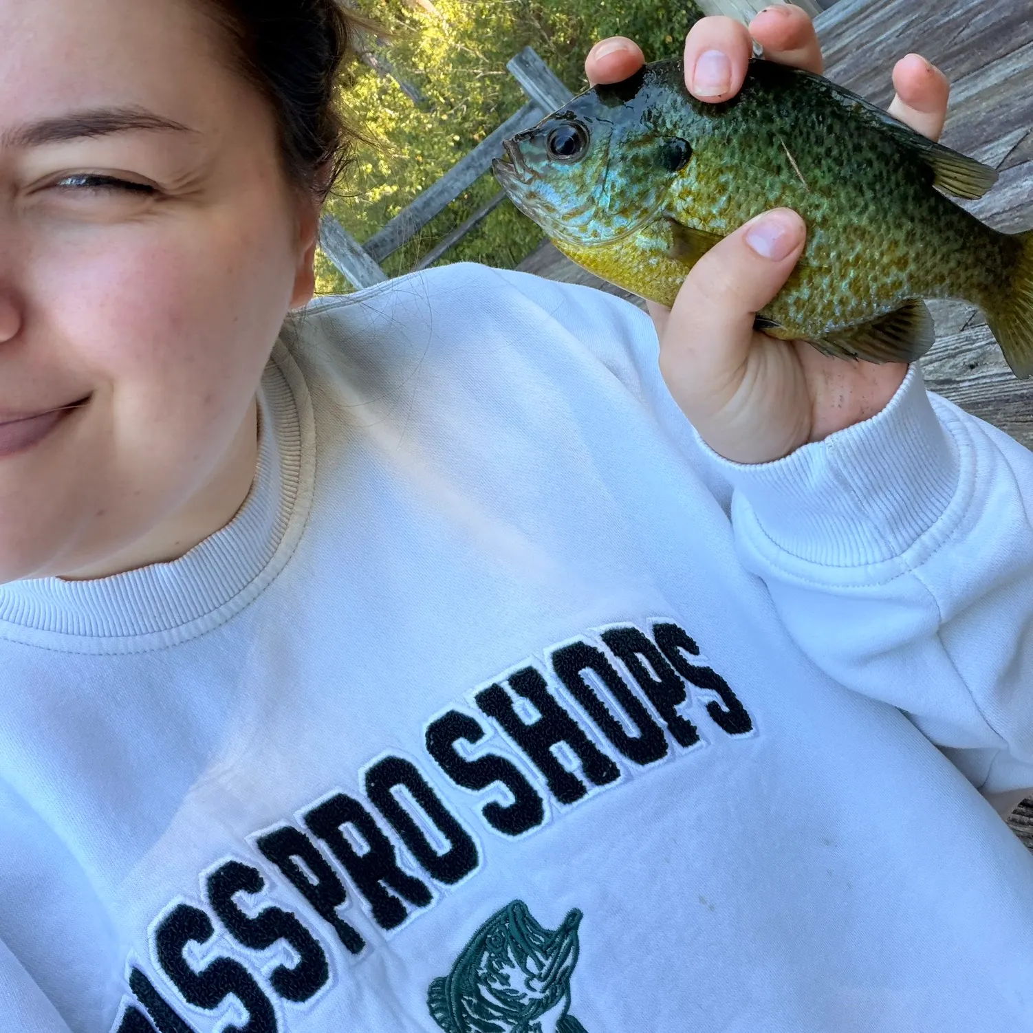Pumpkinseed caught on Fishbrain