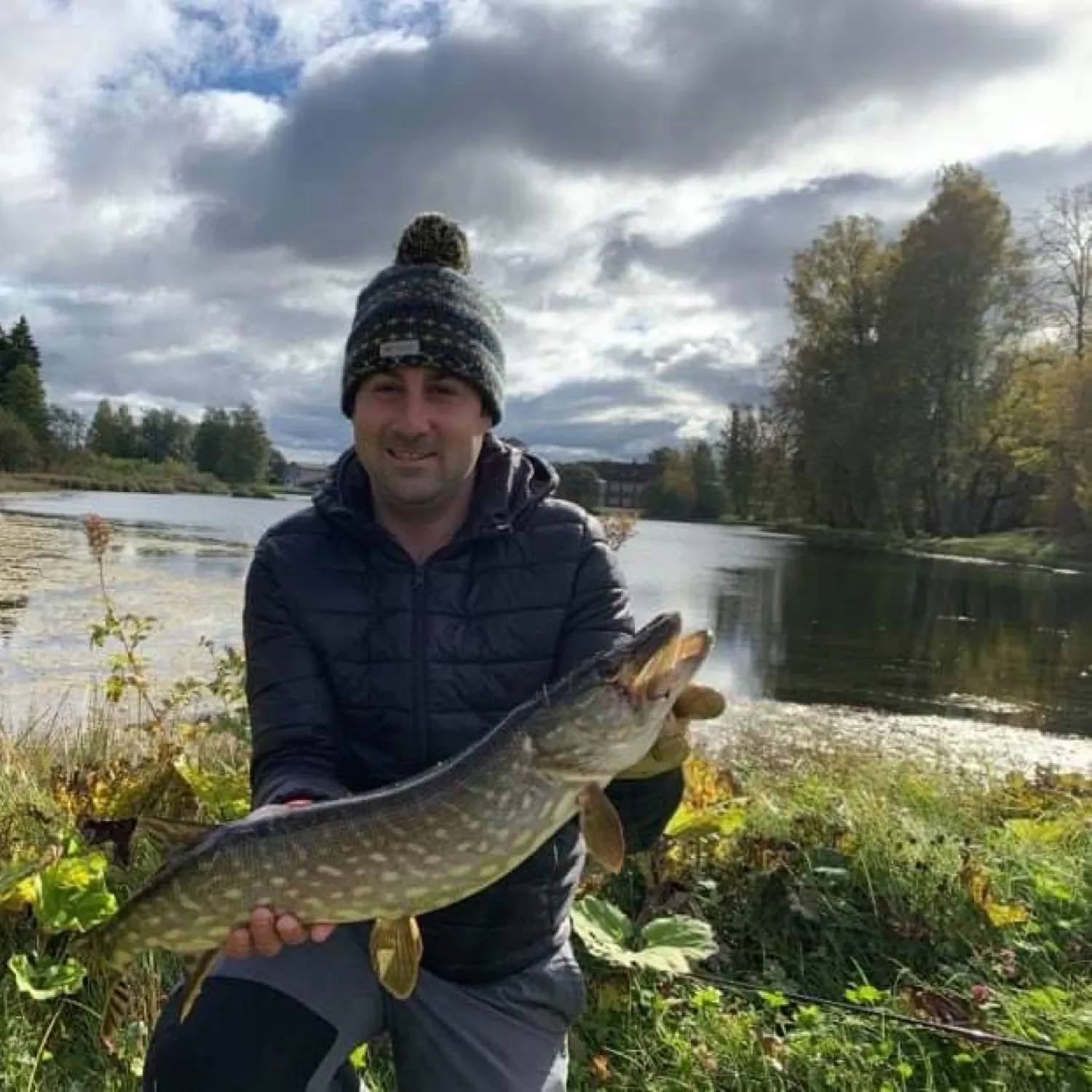 Northern pike caught on Fishbrain