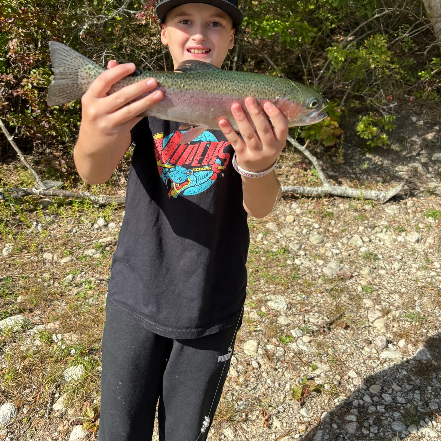 Rainbow trout caught on Fishbrain