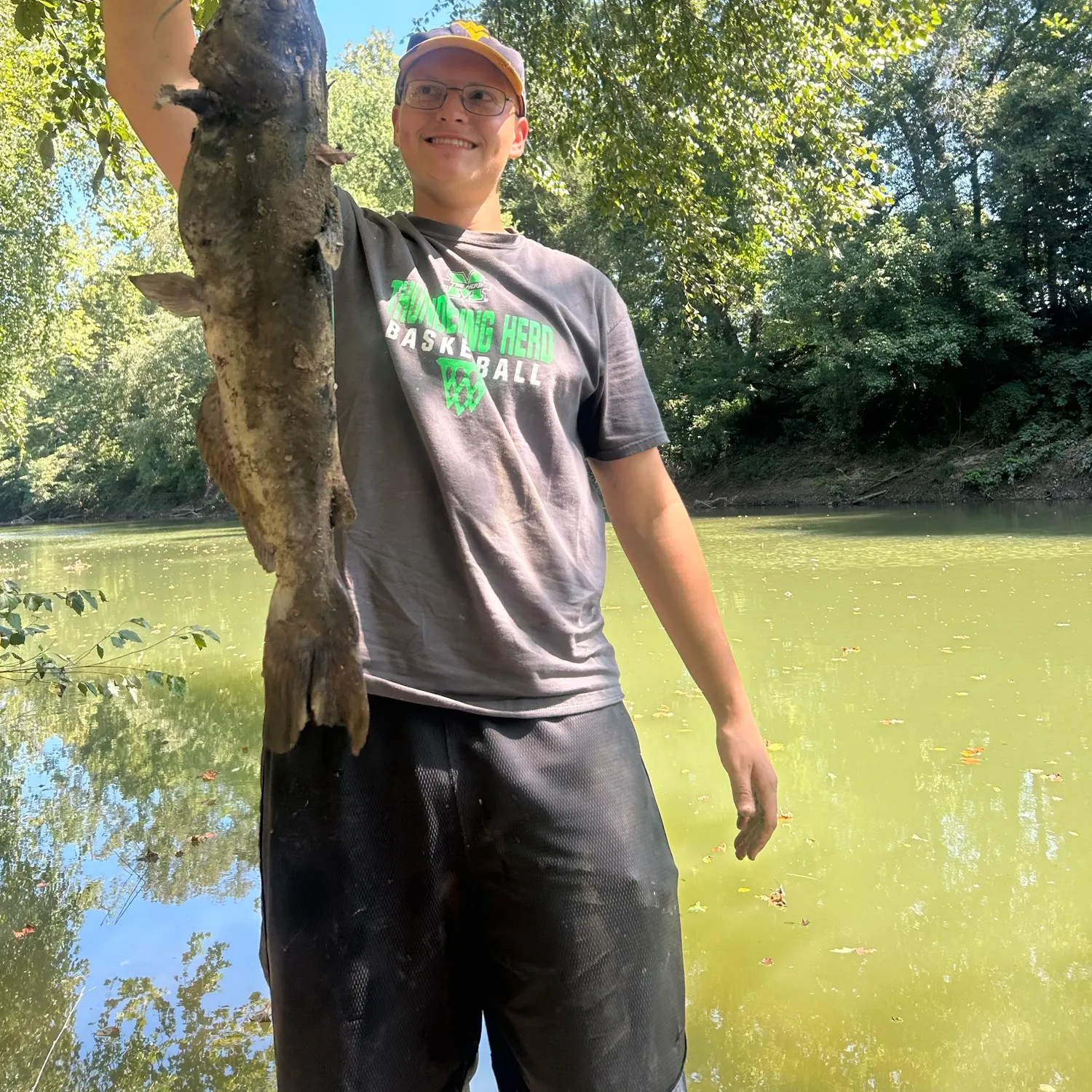 Channel catfish caught on Fishbrain