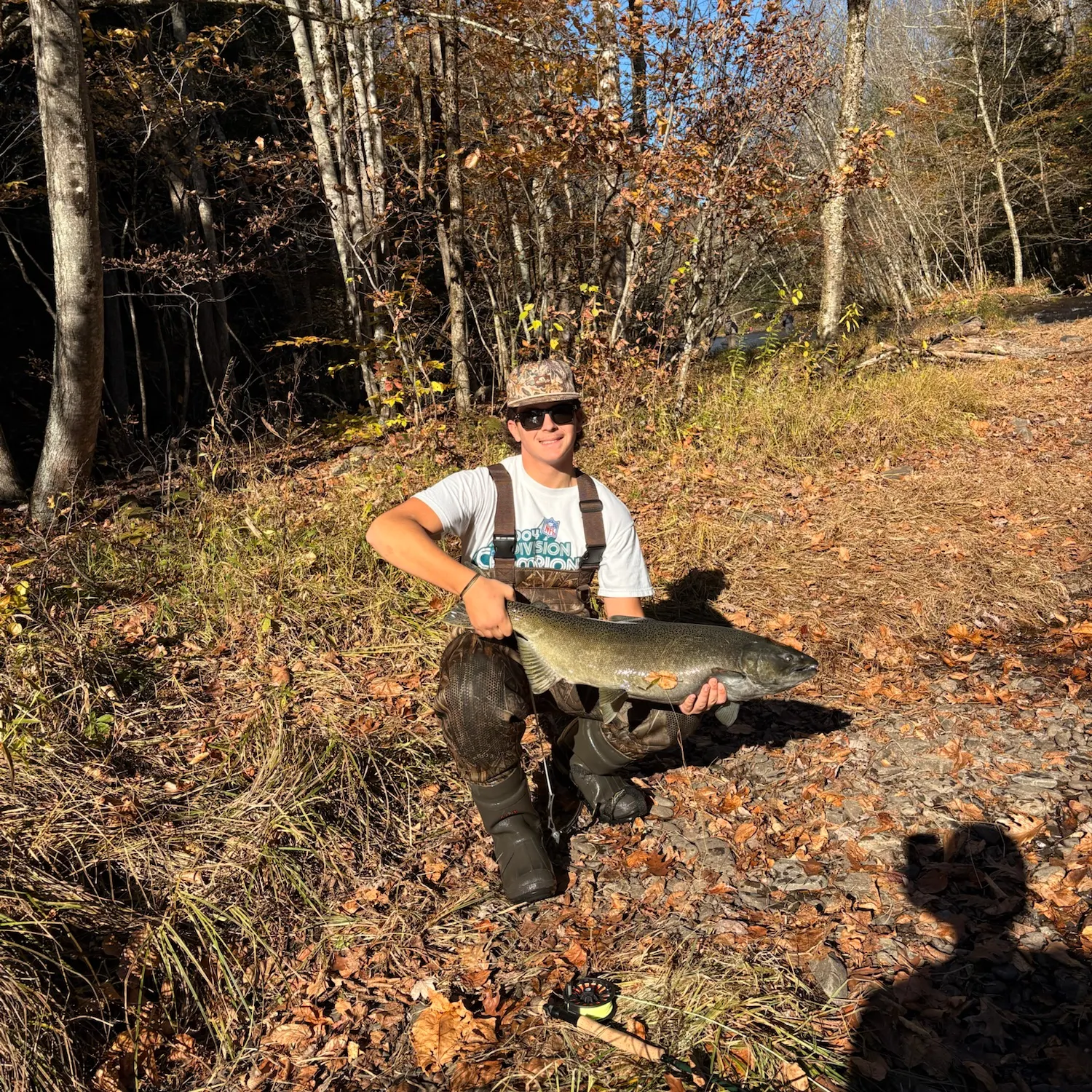 Chinook salmon caught on Fishbrain
