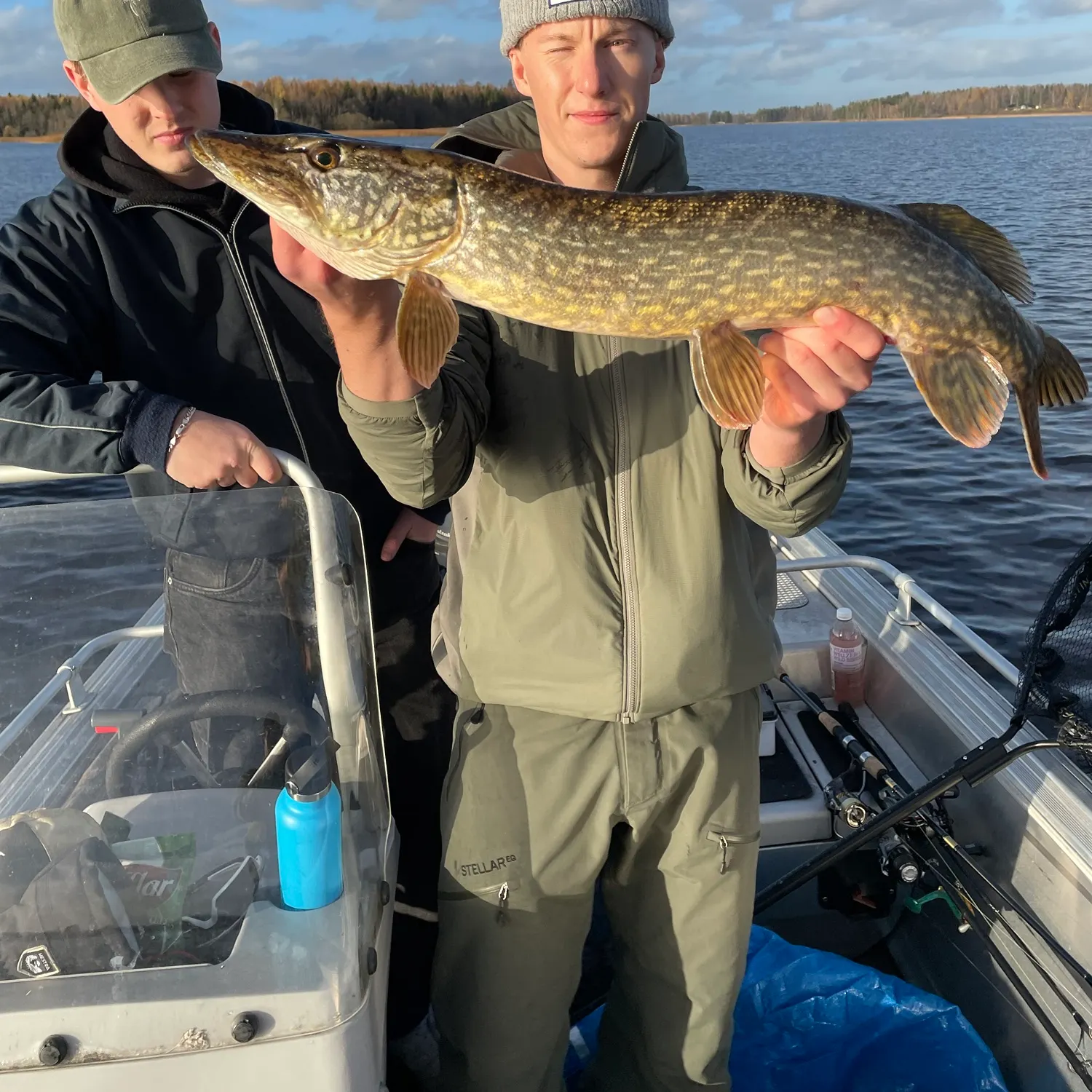 Northern pike caught on Fishbrain