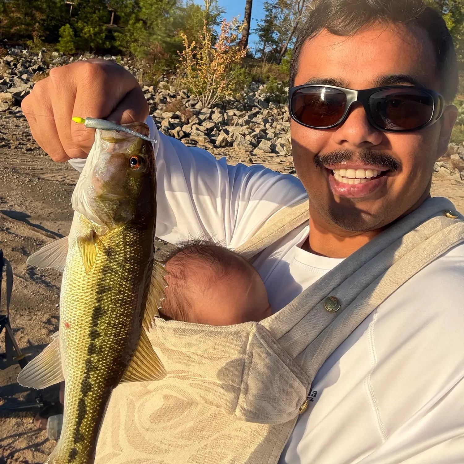 Spotted bass caught on Fishbrain