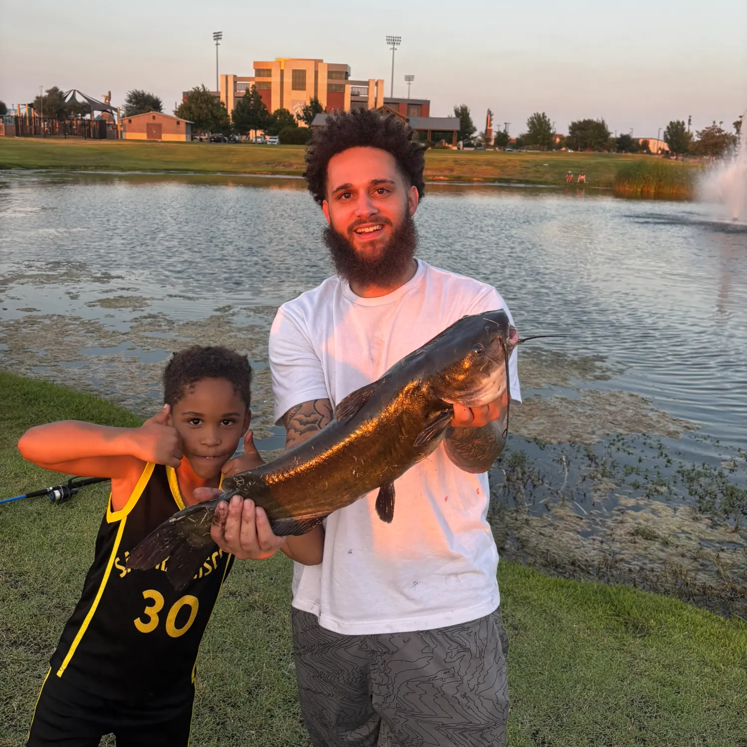 Channel catfish caught on Fishbrain