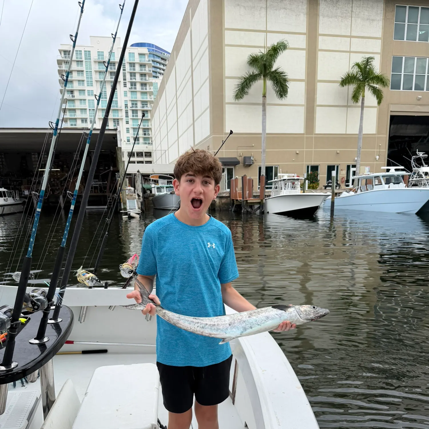 King mackerel caught on Fishbrain